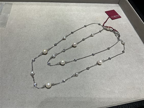 Necklace Lelune Woman LELUNE GLAMOUR in Silver LGNK701 - LGNK701